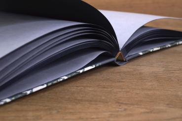 Black photo album for memories or as a guest book